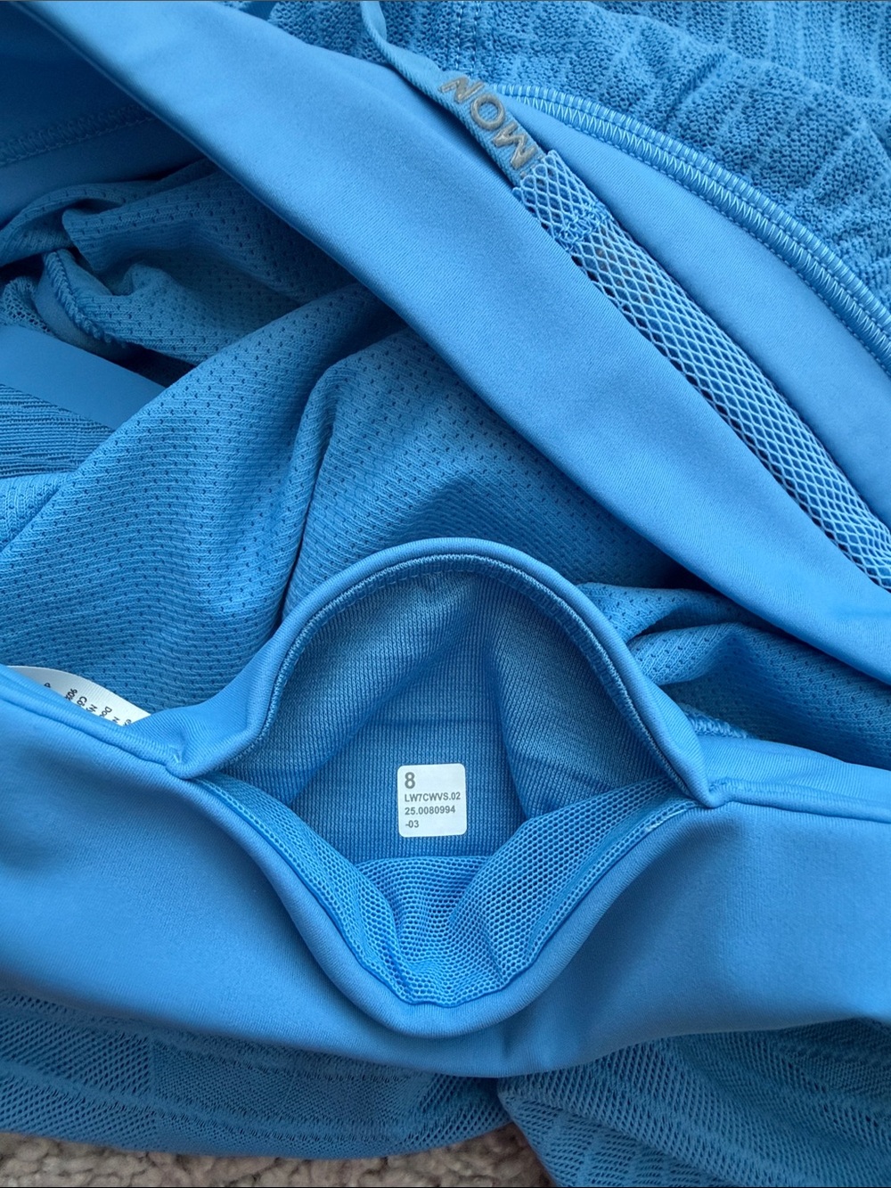 Lululemon Fast and Free Airflow Mid-Rise Run Short 3” *Pool Party - Picture 10 of 10
